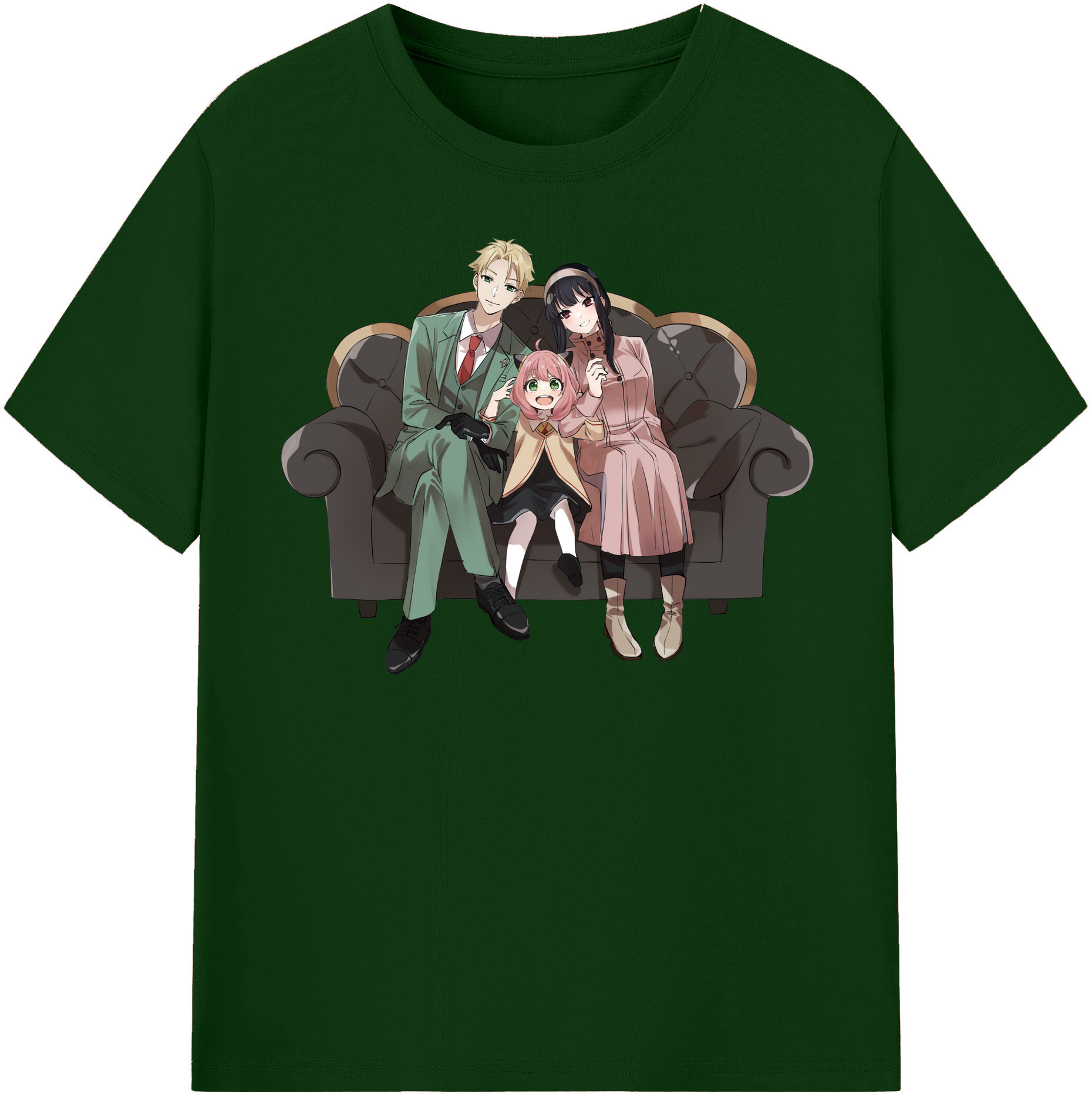 （画像用） SPY×FAMILY间谍家家酒 綿100％半袖Tシャツ（フロントプリント）